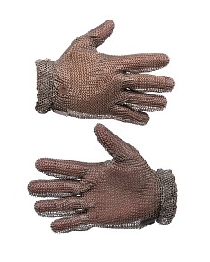 Перчатка кольчужная MANULATEX WILCO без манжеты, с пружиной из нержавеющей стали (р.5-5,5)